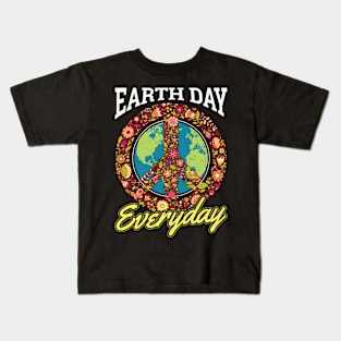 Earth Day Everyday Nature Environment Kids T-Shirt